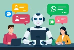 Um chatbot de IA assistindo múltiplos usuários no Whatsapp