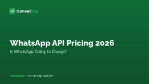 WhatsApp API Pricing 2026: Is WhatsApp Going to Charge?