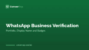 WhatsApp Business Verification: Portfolio, Display Name and Badges